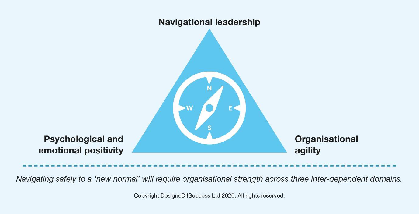 diagram of navigating to a new normal