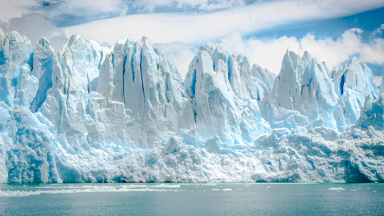 photo of melting glaciers